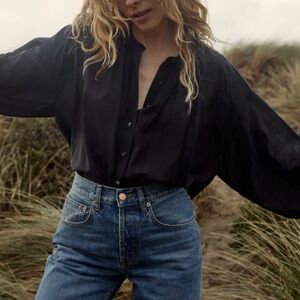 Doen Jane Blouse Black Small